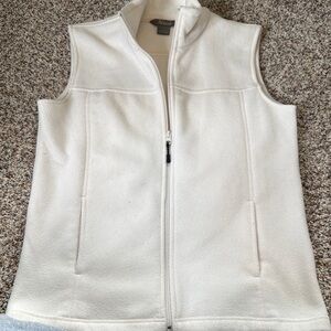 White Fleece Vest
